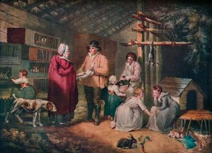 Konijnen verkopen, 1796, 1919 door William Ward