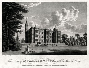 Het Huis van Sir Thomas Wilson Bart in Charlton in Kent, 1776