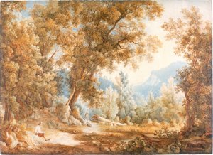 Landschap met figuren