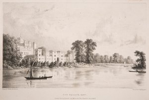 Nieuw Paleis, Kew door William Westall