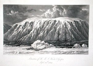Situatie van H.M.S. Hecla & Griper, 20 september 1819, uit 