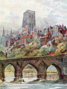 Durham, Elvet Bridge door William Wiehe Collins