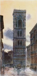 Florence. De Campanile door William Wiehe Collins