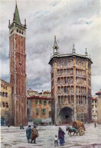 Parma. De kathedraal en doopkapel