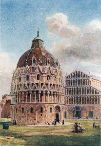 Pisa. De doopkapel door William Wiehe Collins