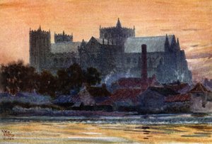 Ripon, de kathedraal door William Wiehe Collins