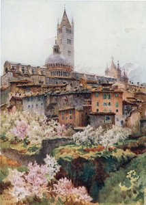 Siena. De Kathedraal door William Wiehe Collins