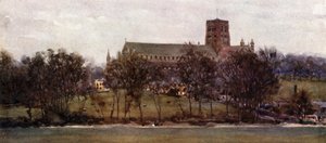 St. Albans vanaf de muren van Oud Verulam door William Wiehe Collins