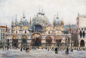 Venetië. San Marco door William Wiehe Collins