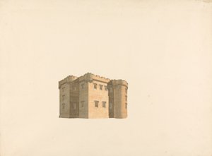 Cluny Castle, Aberdeenshire, Schotland: Perspectief
