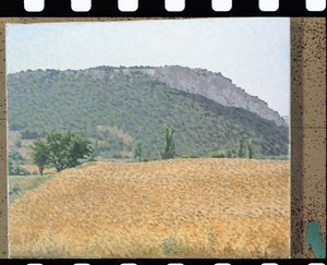 Landschap bij Belvezet door William Wilkins