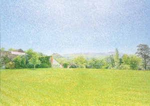 Ochtendlandschap, Carmarthenshire door William Wilkins