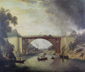 De Gietijzeren Brug bij Coalbrookdale, c.1780
