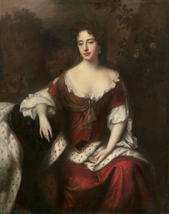 Portret van Anne, Koningin van Groot-Brittannië en Ierland door William Wissing or Wissmig
