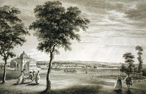 Foots-Cray Place in Kent, de zetel van Bourchier Cleeve Esq. (1715-60) door William Woollett