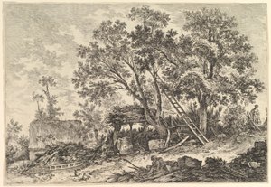 IIe. Uitzicht op Fronville, 18e eeuw door William Wynne Ryland