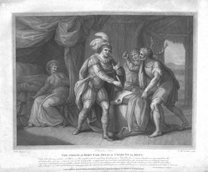 De oorsprong van Horn Fair, gehouden in Charlton in Kent door William Wynne Ryland