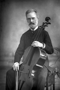 Carlo Alfredo Piatti 1822-1901, Italiaanse cellist, 1890 door William and Daniel Downey