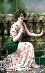 Gabrielle Ray 1883-1973, Engelse actrice, begin 20e eeuw door William and Daniel Downey