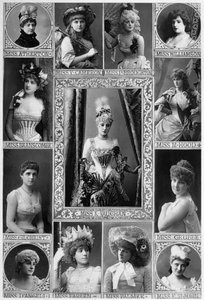 Leidende actrices van de 19e eeuw, 1890