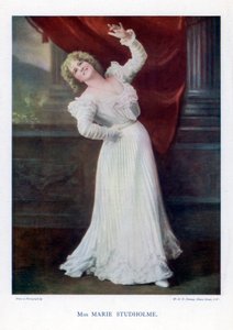 Marie Studholme, Engelse theateractrice, 1901 door William and Daniel Downey