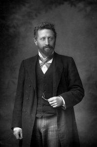 Professor William Edward Ayrton 1847-1908, Britse natuurkundige en elektrotechnisch ingenieur, 1893