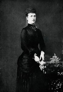 Koningin Alexandra in het jaar van haar zilveren huwelijk, 1888 1911 door William and Daniel Downey