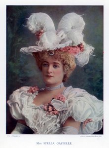Stella Gastelle, actrice, 1901