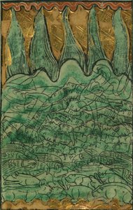 De zondvloed van Noach (Genesis 7-11-24) door William de Brailes