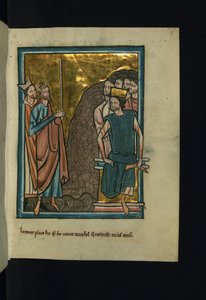 De derde plaag van Egypte: muggen (Exodus 8-17) door William de Brailes