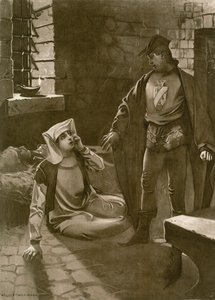 Il Trovatore, akte IV scènes iv (litho) door William de Leftwich (after) Dodge