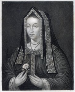 Portret van Elizabeth van York door William the Younger Holl