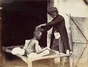 Indiase kapper, 1860s
