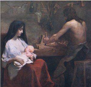 De Heilige Familie, Bibbys Jaarboek, 1916-17 door Willy Martens