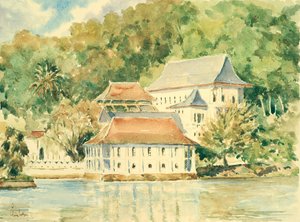 719 Tempel van de Tand, Kandy door Wilson Clive