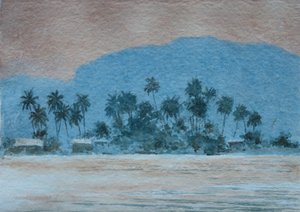 925 Avondlicht, Inle-meer door Wilson Clive