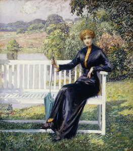 Lois in de Tuin door Wilson Henry Irvine