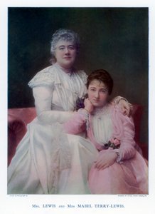 Mevrouw Lewis Kate Terry en Miss Mabel Terry-Lewis, Britse actrices, 1901 door Window and Grove