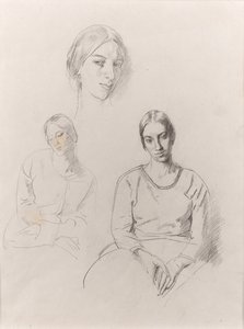 Zelfportret door Winifred Knights
