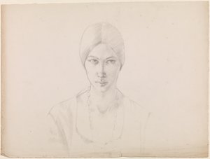 Zelfportret (potlood op papier)