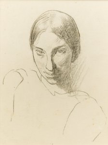Zelfportret, ca. 1923 door Winifred Knights