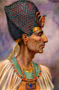 Ramses II, Oude Egyptische farao van de 19e Dynastie, 13e eeuw v.Chr., 1926
