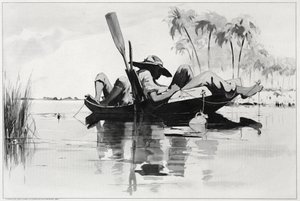 Een Vispartij, 1890 door Winslow Homer