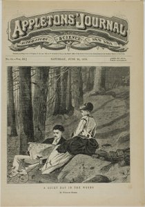 Een rustige dag in het bos door Winslow Homer