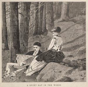 Een Rustige Dag in het Bos, 1870