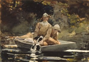 Na de Jacht door Winslow Homer