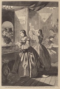 Iets voor mij, alstublieft - Postkantoor van de Brooklyn Fair ten behoeve van de... door Winslow Homer