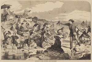 Augustus op het platteland - De kust door Winslow Homer