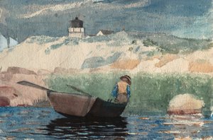 Jongen in boot, Gloucester