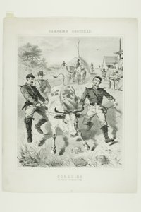 Campagne Schetsen: Foerageren door Winslow Homer
